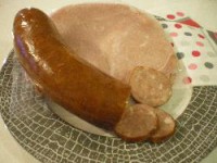 Saucisson à l'ail et jambon supérieur