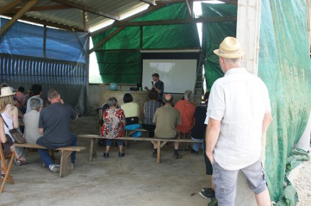 Conférence de Joachim sur son tour du globe agricole